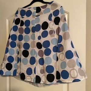 Lane Bryant polka dot skirt